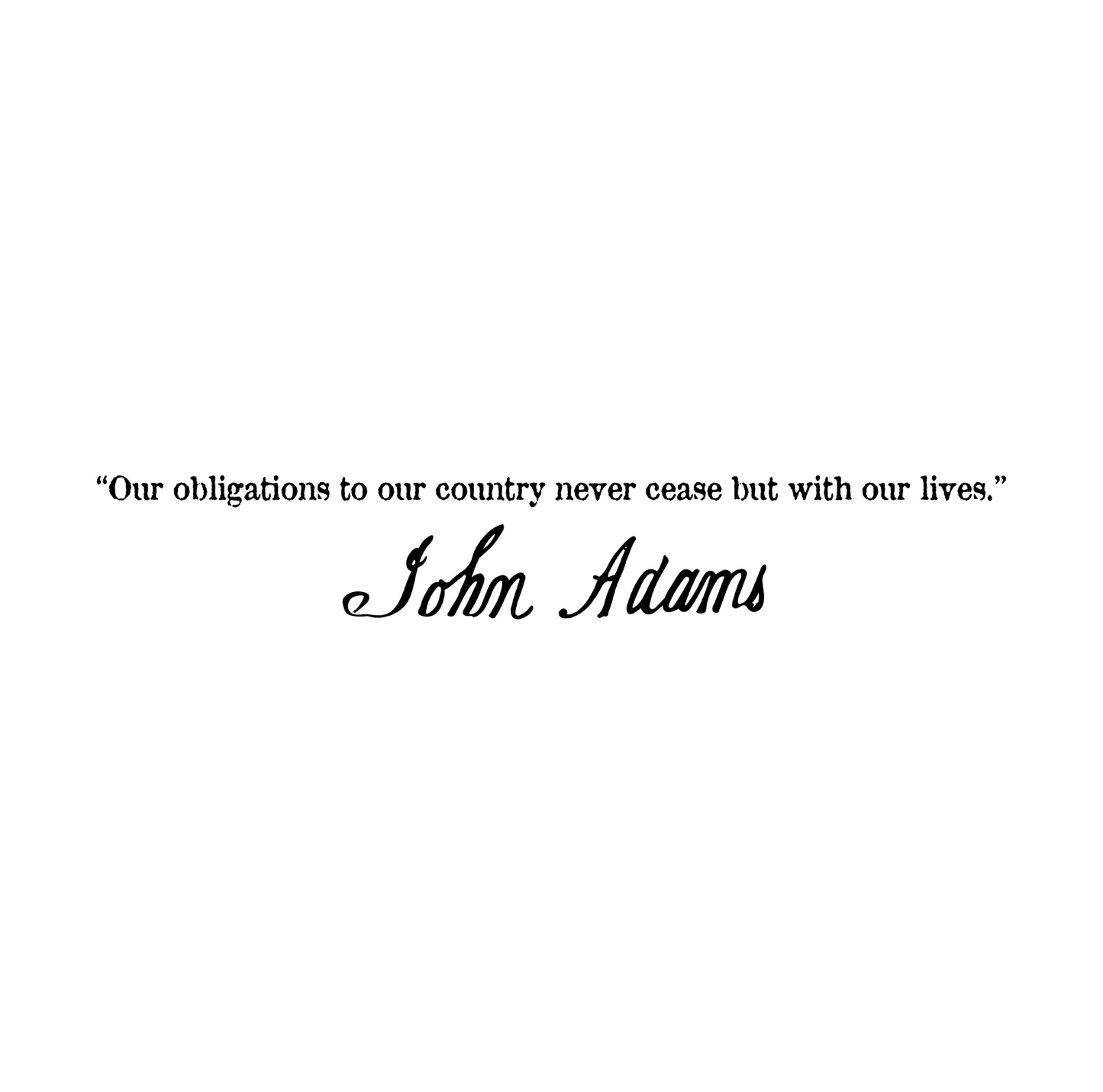 John Adams | Rocks