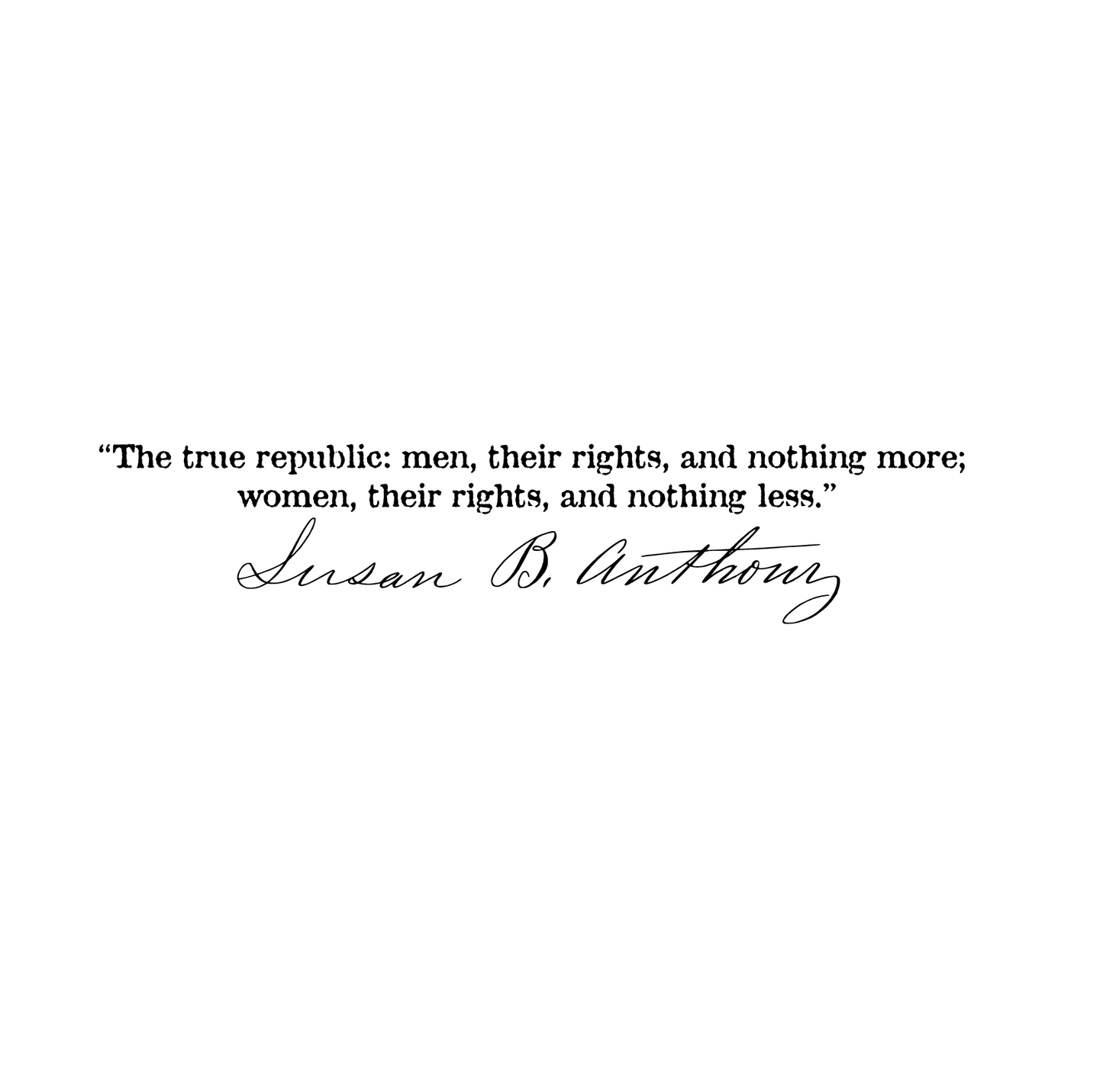 Susan B. Anthony | Rocks