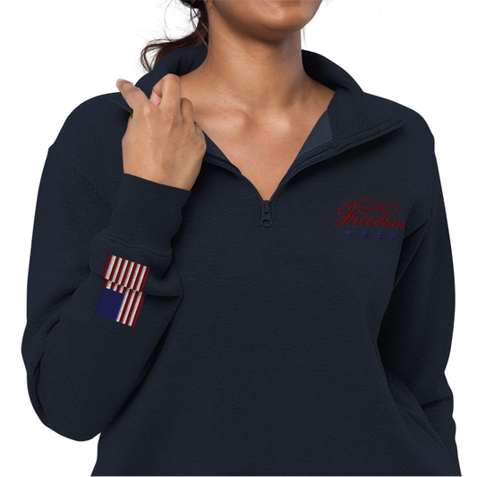 Freedom | Unisex fleece pullover (embroidered)